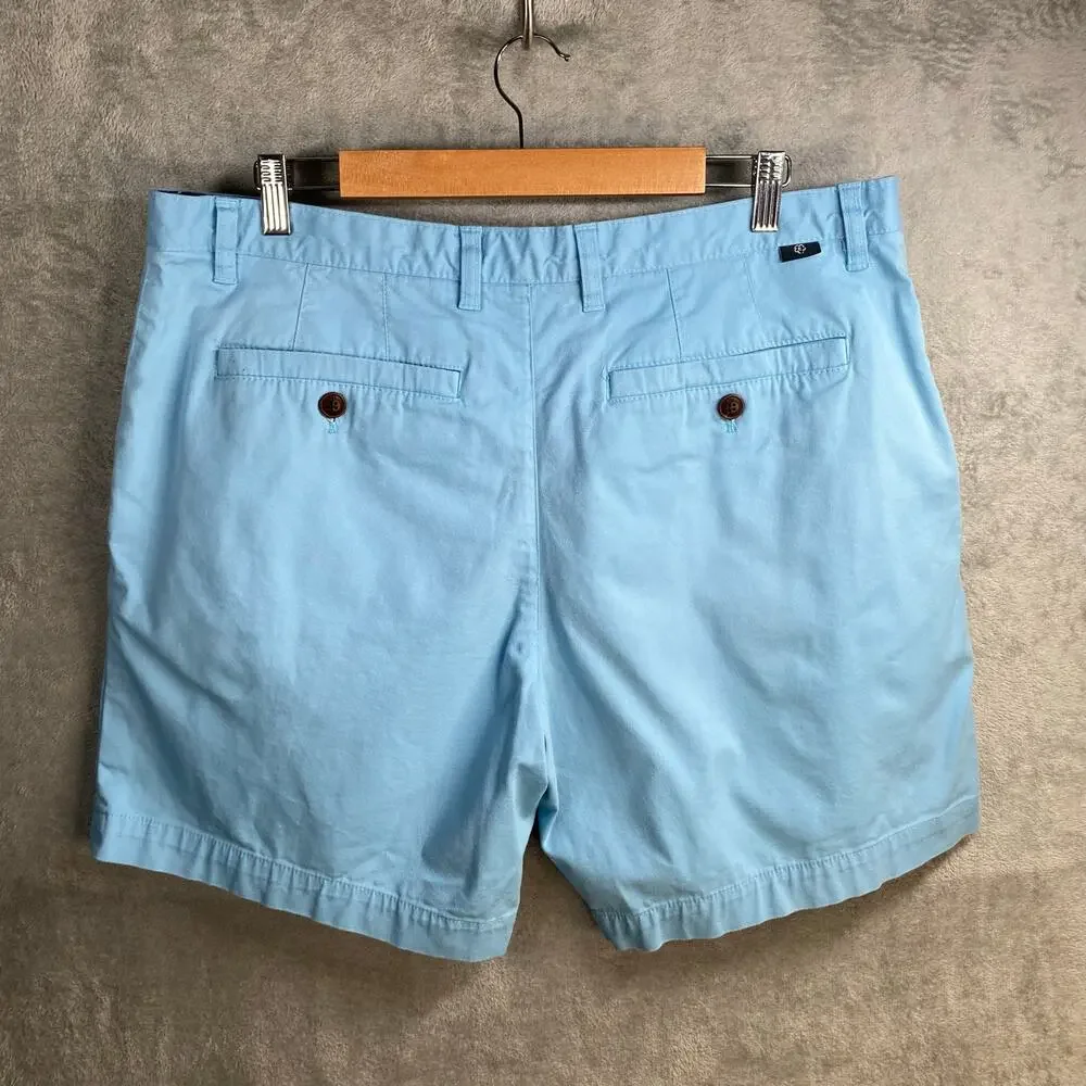 Ted Baker Shorts‎ Size 38 Blue Chino Casual Golf Coastal Preppy